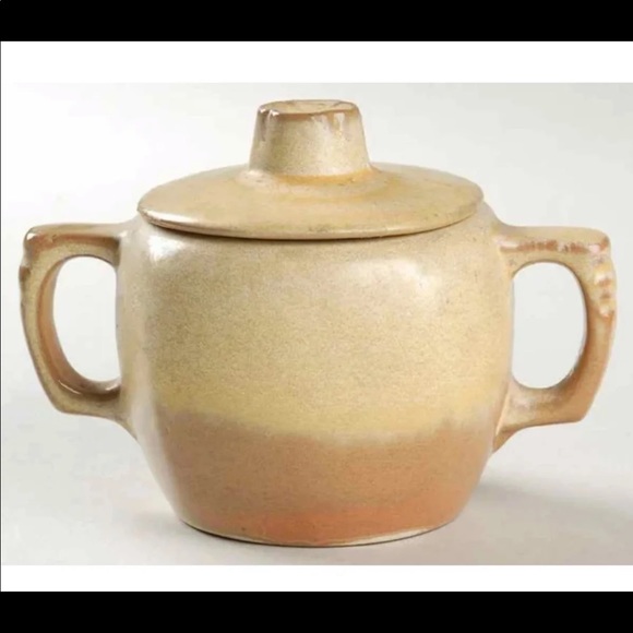 Frankoma Plainsman Sugar Bowl and Creamer 5B - Picture 4 of 9